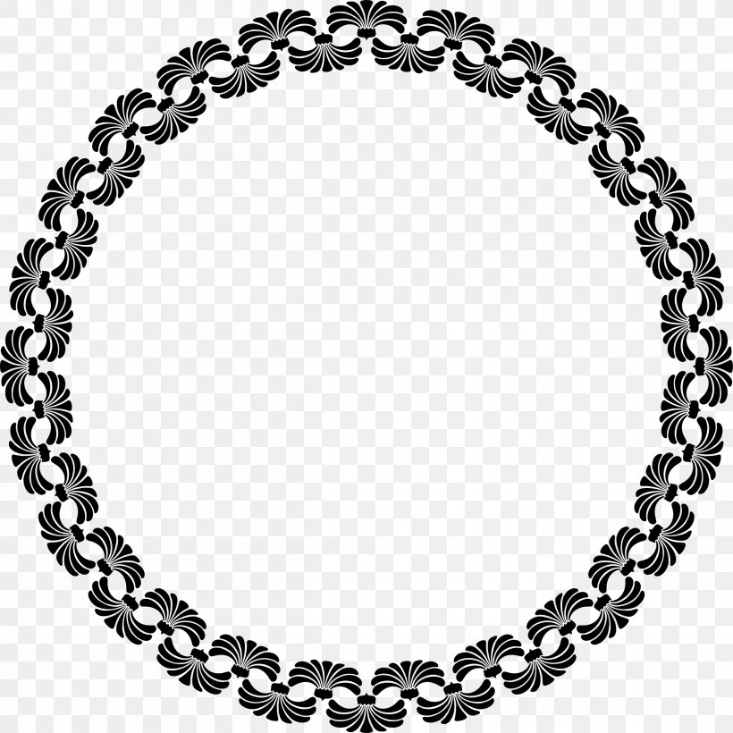 Ornament Clip Art, PNG, 2400x2400px, Ornament, Black, Black And White, Body Jewelry, Bracelet Download Free