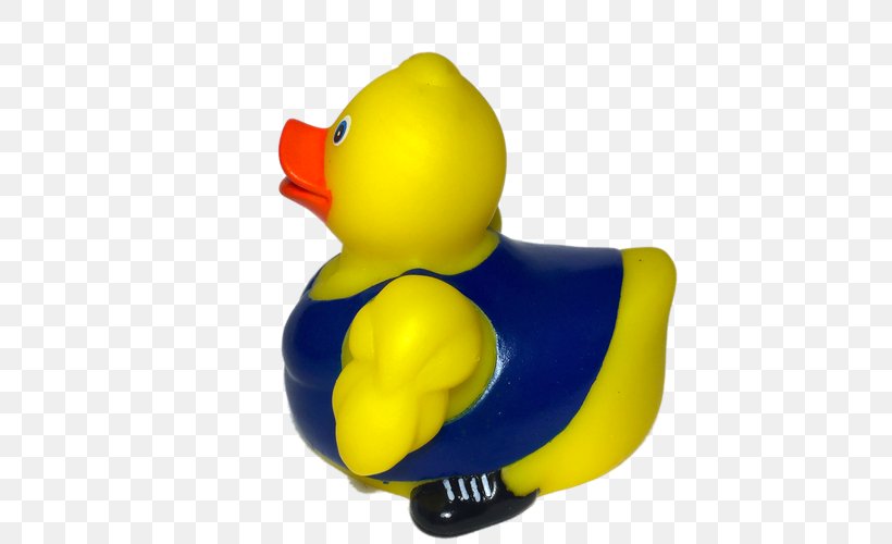 Rubber Duck Toy Material Yellow, PNG, 500x500px, Duck, Beak, Bird, Ducks Geese And Swans, Game Download Free