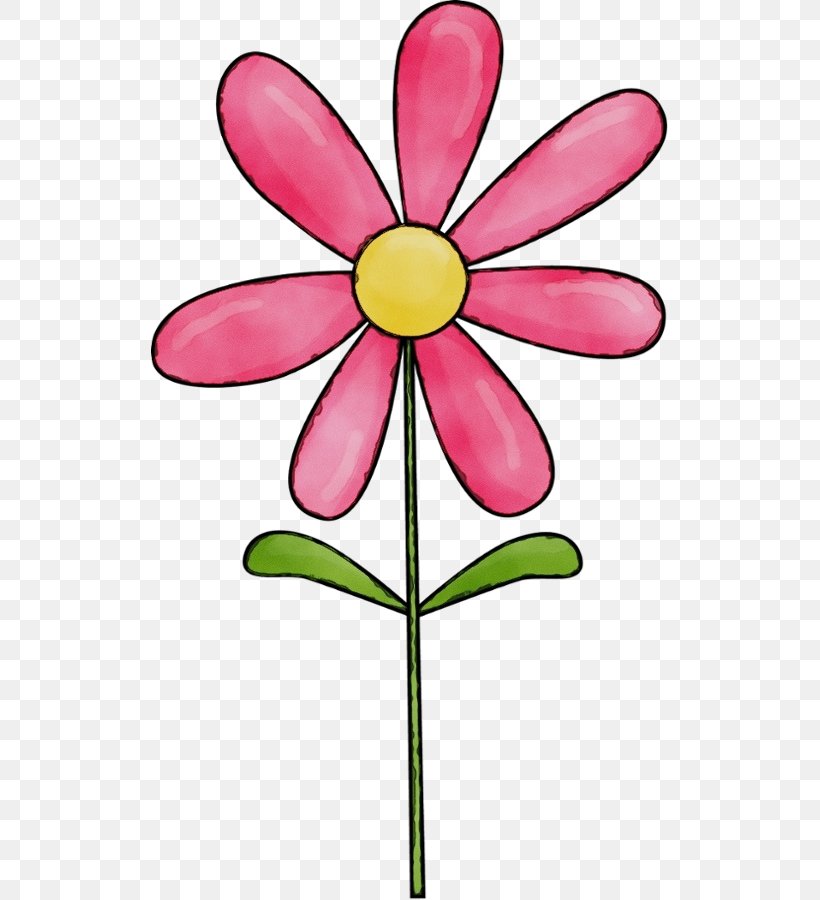 Petal Clip Art Pink Flower Plant, PNG, 517x900px, Watercolor, Flower, Paint, Pedicel, Petal Download Free