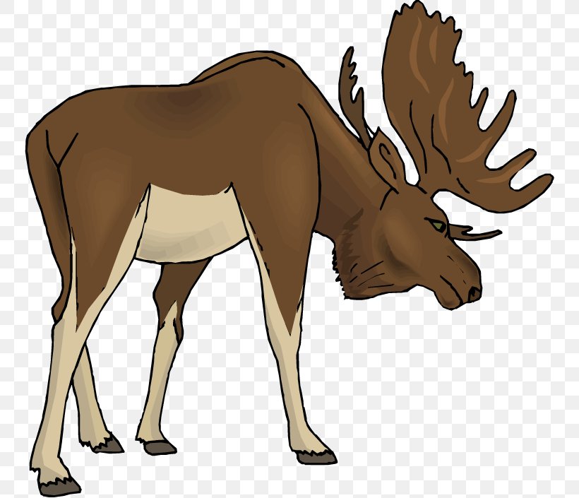 Moose Free Content Elk Clip Art, PNG, 750x705px, Moose, Antler, Blog, Cartoon, Cattle Like Mammal Download Free