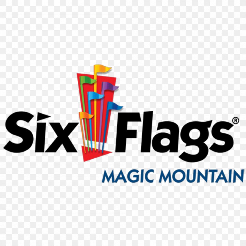 Six Flags Magic Mountain Six Flags Discovery Kingdom Six Flags Hurricane Harbor Six Flags New England Tatsu, PNG, 1000x1000px, Six Flags Magic Mountain, Amusement Park, Area, Brand, Flying Download Free