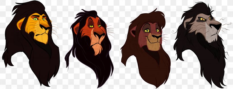 The Lion King Scar Ahadi Drawing, PNG, 4942x1900px, Lion, Ahadi, Carnivoran, Character, Deviantart Download Free