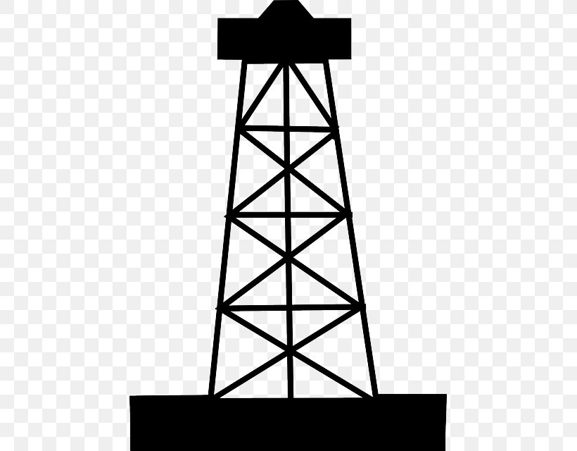 Oil Well Drilling Rig Well Drilling Petroleum Clip Art, PNG, 451x640px, Oil Well, Black And White, Blowout, Derrick, Drilling Rig Download Free