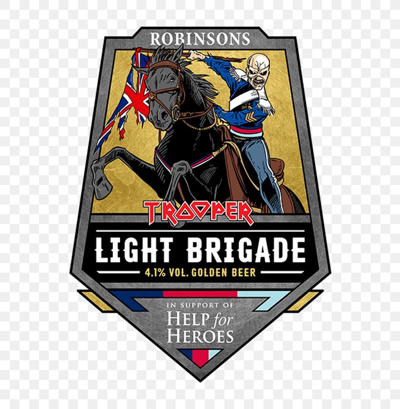 Robinsons Brewery Iron Maiden Beer Ale Charge Of The Light Brigade, PNG, 600x840px, Iron Maiden, Ale, Beer, Beer Brewing Grains Malts, Brand Download Free