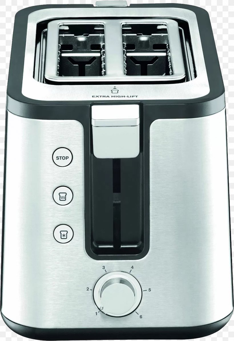 Toaster With Built-in Home Baking Attachment Krups ProAroma KH1518 2-slice Toaster, PNG, 974x1418px, Toaster, Betty Crocker 2slice Toaster, Brushed Metal, Coffeemaker, Drip Coffee Maker Download Free