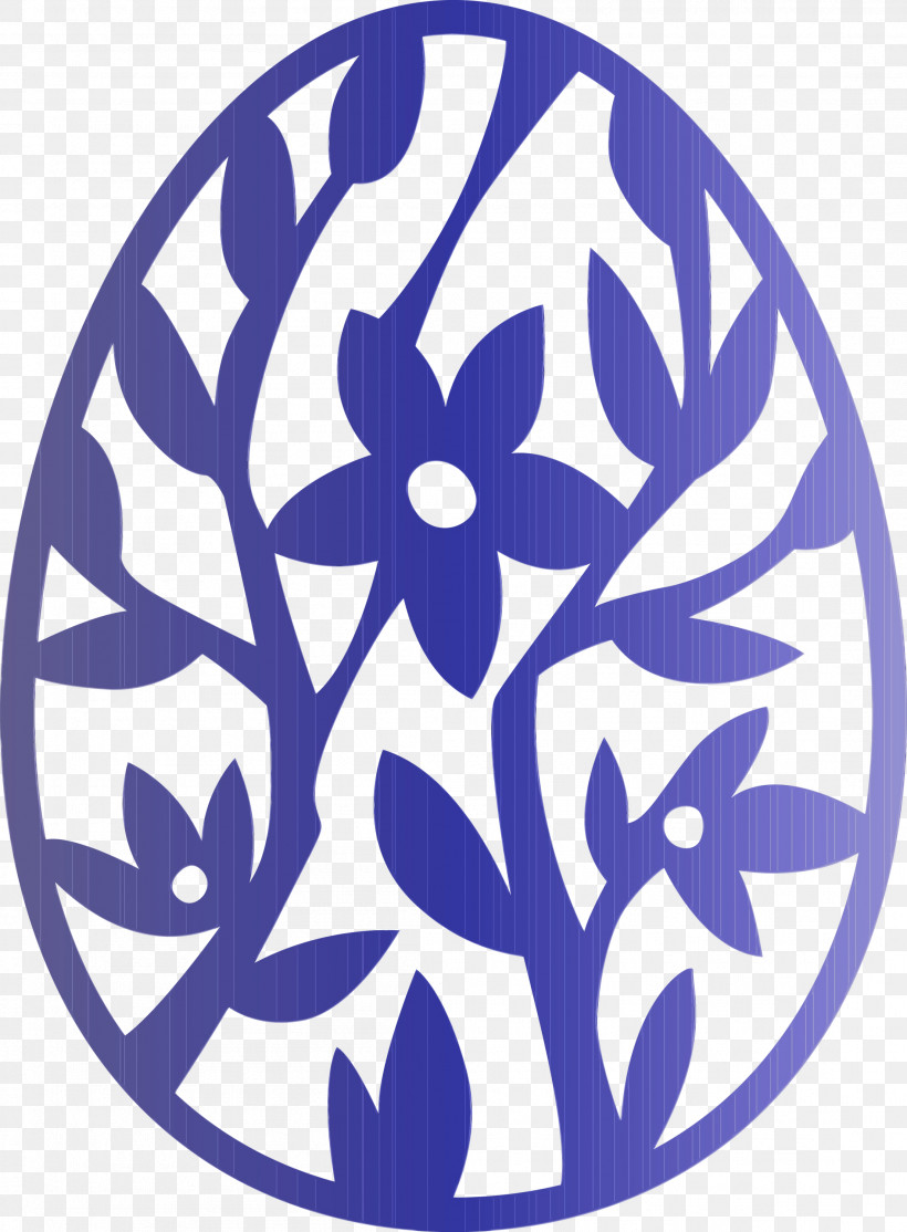 Cobalt Blue Electric Blue Pattern Circle Tableware, PNG, 2207x3000px, Easter Floral Egg, Circle, Cobalt Blue, Easter Day, Electric Blue Download Free