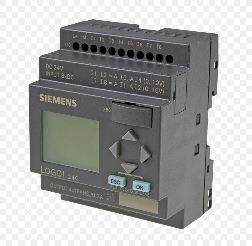 Logo Siemens SIMATIC Programmable Logic Controllers, PNG, 800x800px, Logo, Automation, Din Rail, Electric Potential Difference, Electronic Component Download Free