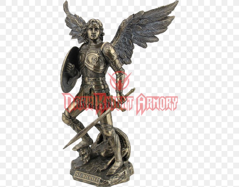 Michael Lucifer Gabriel Statue Archangel, PNG, 644x644px, Michael, Action Figure, Angel, Archangel, Bronze Download Free