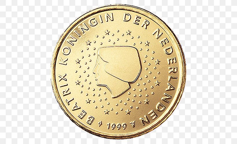 Netherlands Dutch Euro Coins 2 Euro Coin, PNG, 500x500px, 1 Cent Euro Coin, 2 Euro Coin, Netherlands, Beatrix Of The Netherlands, Cent Download Free