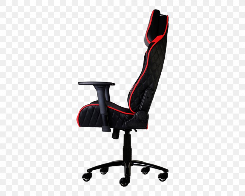 Office & Desk Chairs Wing Chair Gaming Chair Computer, PNG, 1000x800px, Office Desk Chairs, Armrest, Artificial Leather, Black, Chair Download Free