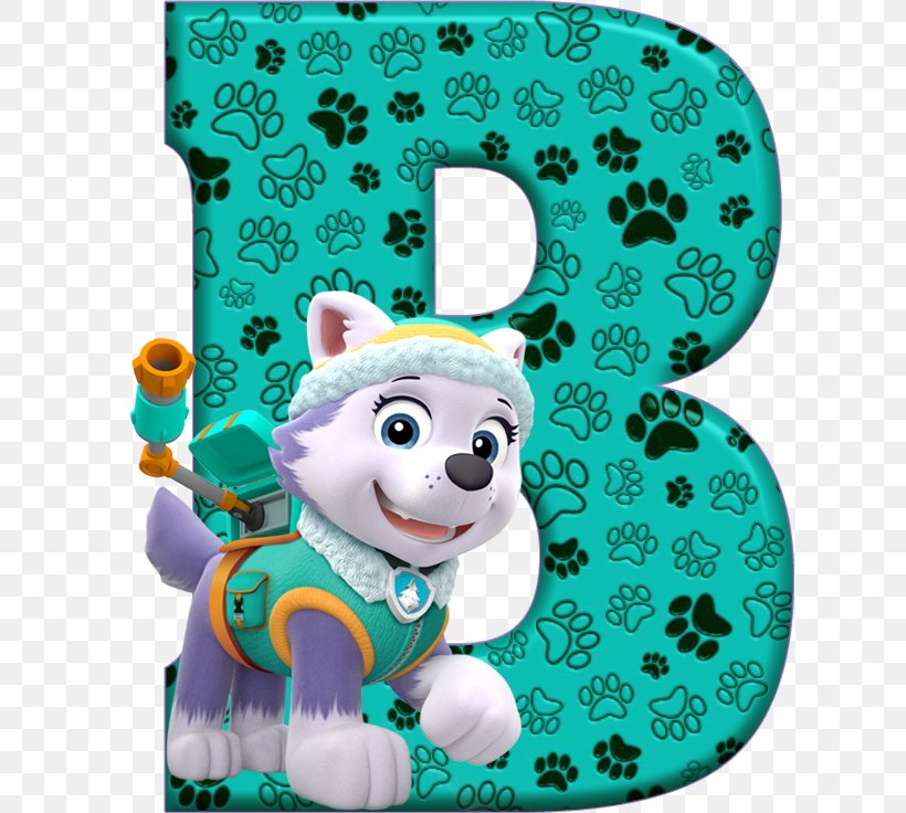 PAW Patrol Letter Alphabet V, PNG, 618x736px, Paw Patrol, Alphabet, Birthday, Fictional Character, Green Download Free
