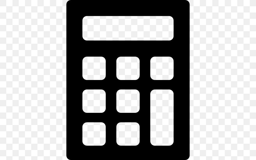 Calculation Silhouette, PNG, 512x512px, Calculation, Black, Black And White, Calculator, Logo Download Free