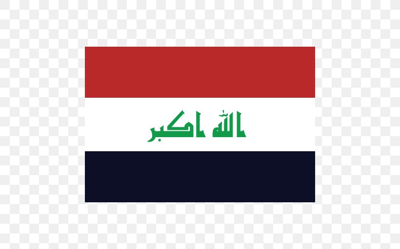 Flag Of Iraq Flag Of Iraq Flag Of Kurdistan United Arab Republic, PNG, 512x512px, Iraq, Arabic, Area, Brand, Classical Arabic Download Free
