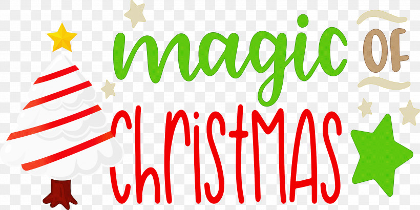 Magic Of Christmas Magic Christmas Christmas, PNG, 3000x1502px, Magic Of Christmas, Christmas, Christmas Day, Green, Line Download Free