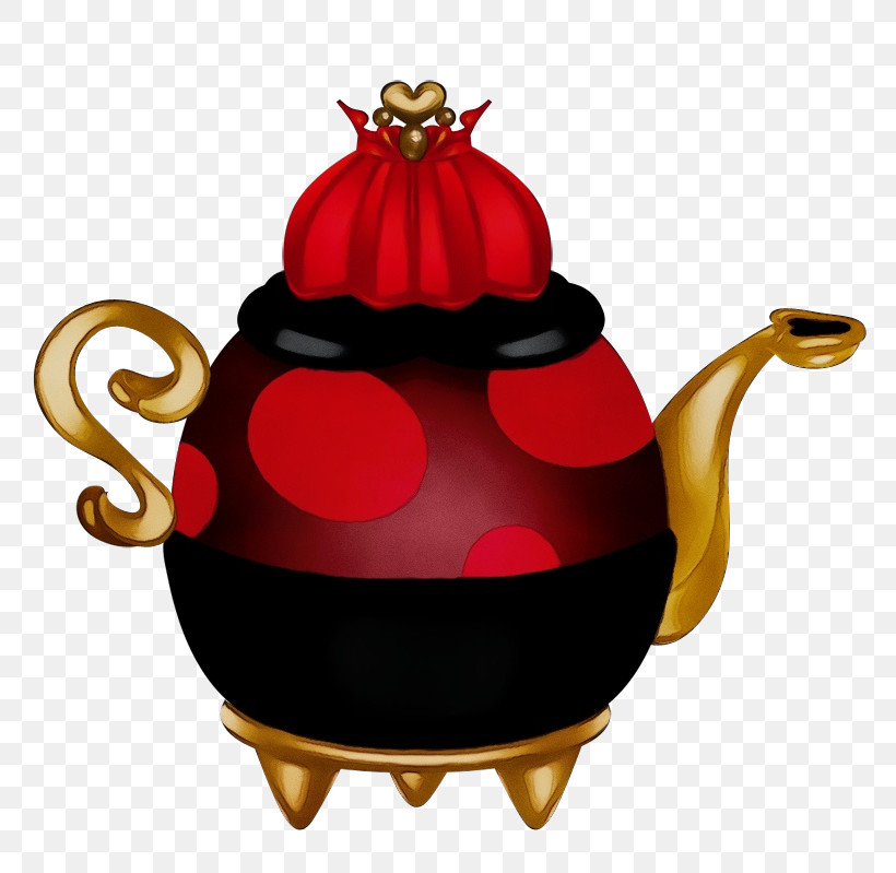 Red Kettle Teapot, PNG, 800x799px, Watercolor, Kettle, Paint, Red, Teapot Download Free
