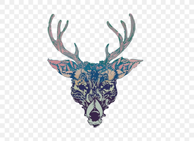 Deer Elk Antler Hoodie, PNG, 595x595px, Deer, Aliexpress, Antler, Elk, Hoodie Download Free