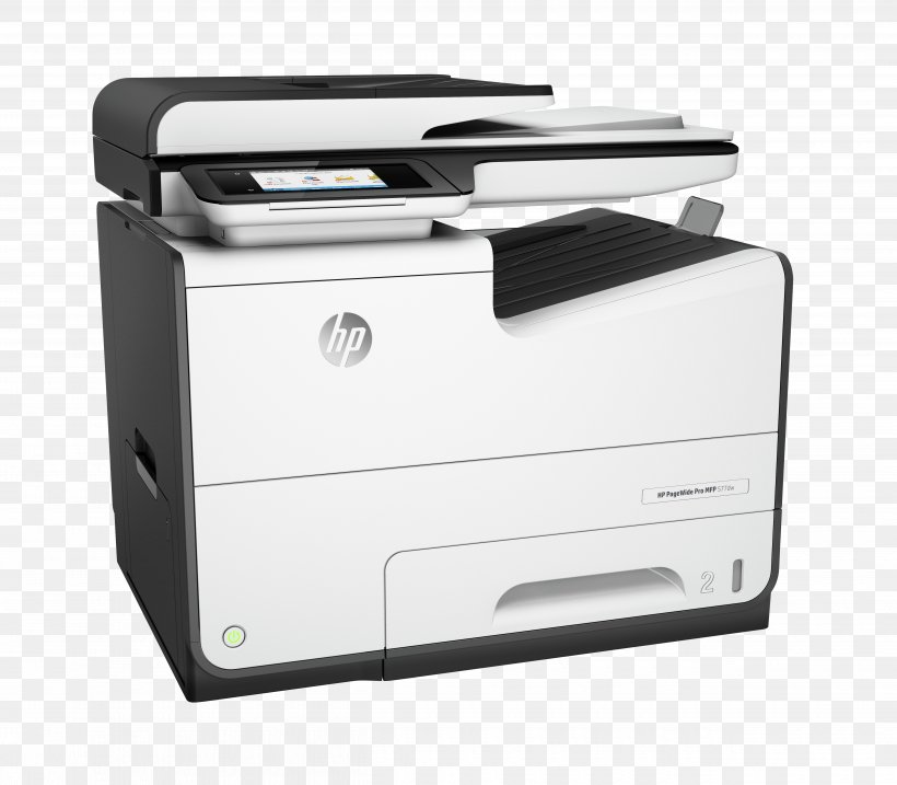 Hewlett-Packard Paper Multi-function Printer HP PageWide Pro 577, PNG, 5000x4378px, Hewlettpackard, Automatic Document Feeder, Color Printing, Computer, Electronic Device Download Free