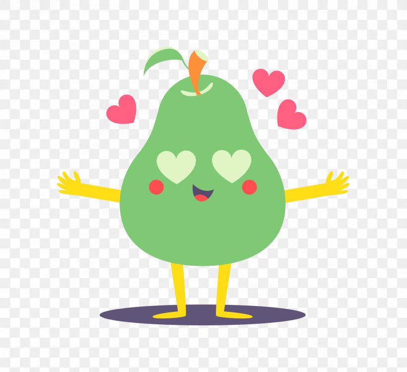 Pear Fruit Animation Clip Art, PNG, 1806x1651px, Pear, Amphibian, Animation, Art, Auglis Download Free