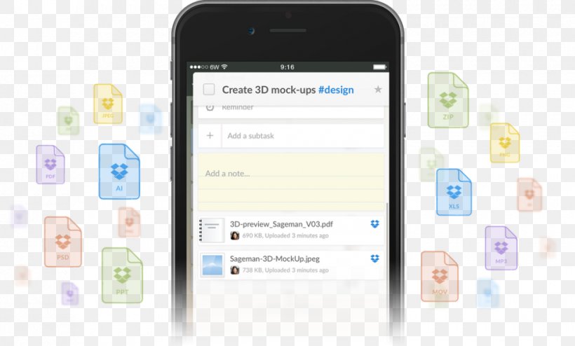 Smartphone Wunderlist Microsoft To-Do Dropbox Android, PNG, 980x591px, Smartphone, Android, Brand, Communication, Communication Device Download Free