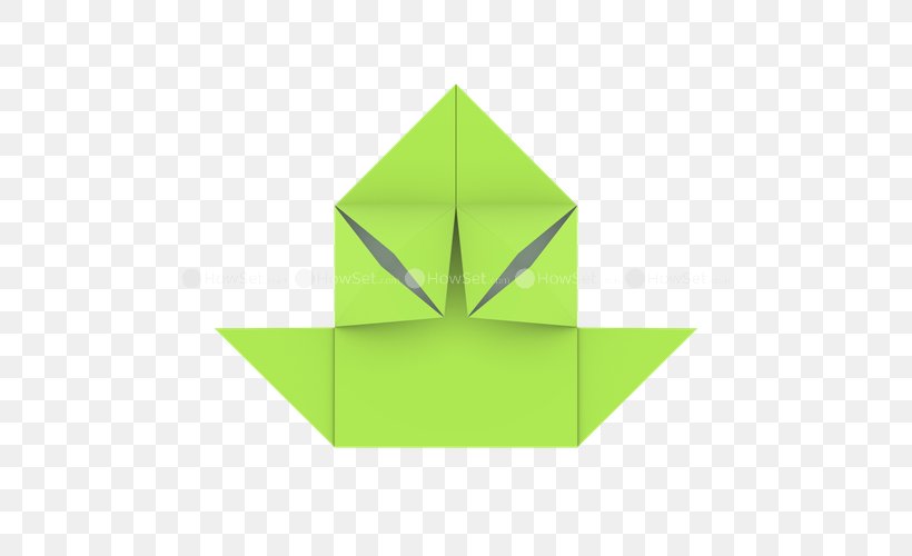 Triangle Origami, PNG, 500x500px, Triangle, Grass, Green, Origami, Stx Glb1800 Util Gr Eur Download Free