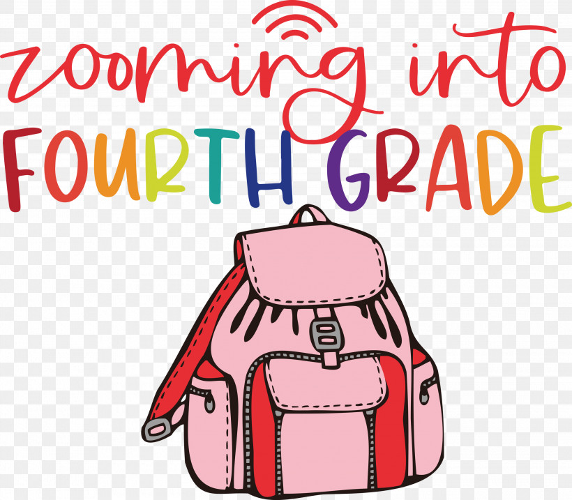 Back To School Fourth Grade, PNG, 3000x2624px, Back To School, Backpack, Cartoon, Color, Coloring Book Download Free