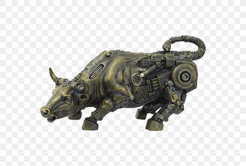 Cattle Charging Bull Steampunk Sculpture, PNG, 555x555px, Cattle, Brazen Bull, Bronze, Bull, Cattle Like Mammal Download Free