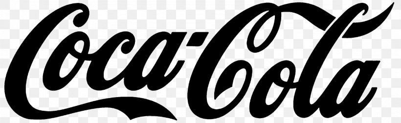 Coca-Cola Cherry Diet Coke Fizzy Drinks, PNG, 2362x728px, Cocacola, Area, Black And White, Brand, Calligraphy Download Free