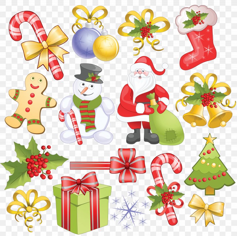 Santa Claus Christmas Decoration Christmas Ornament Clip Art, PNG, 5839x5810px, Santa Claus, Animal Figure, Christmas, Christmas Card, Christmas Decoration Download Free