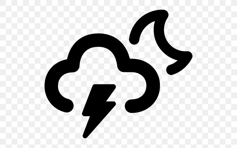 Storm Rain Lightning Clip Art, PNG, 512x512px, Storm, Area, Black And White, Brand, Cloud Download Free