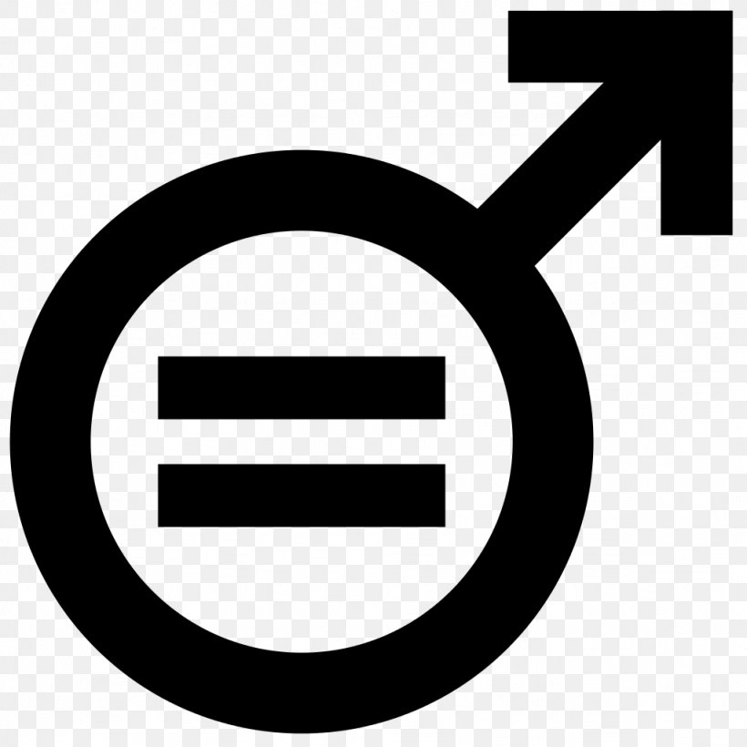 Gender Equality Social Equality Gender Symbol, PNG, 1024x1024px, Gender Equality, Area, Black And White, Brand, Discrimination Download Free