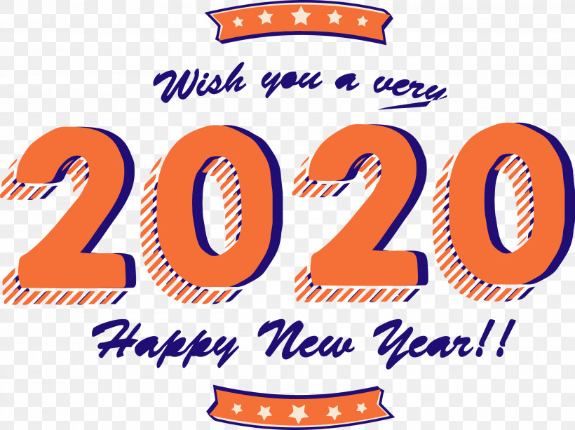 Happy New Year 2020 New Years 2020 2020, PNG, 2999x2243px, 2020, Happy New Year 2020, Logo, New Years 2020, Text Download Free