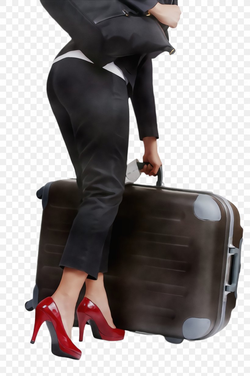 Suitcase Baggage Bag Briefcase Leg, PNG, 1632x2448px, Watercolor, Bag, Baggage, Briefcase, Footwear Download Free