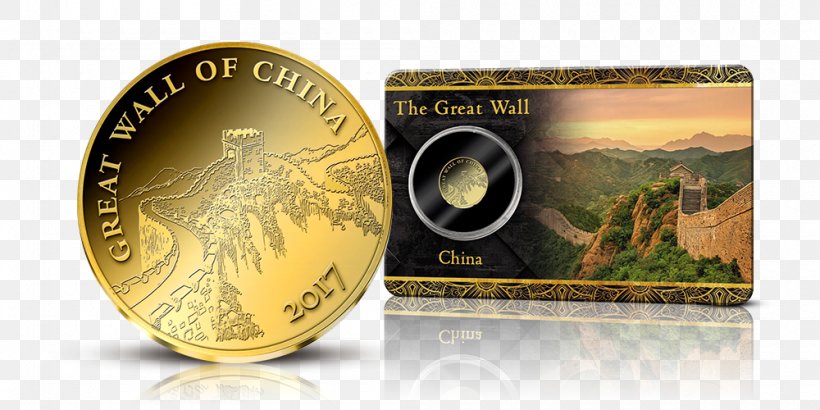 Coin Gold Money Metal Great Wall Of China, PNG, 1000x500px, Coin, Banknote, Brand, Carat, Cash Download Free