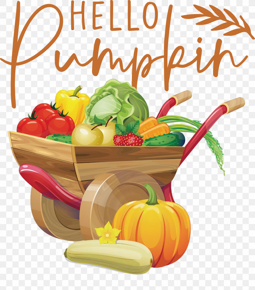 Hello Pumpkin Autumn Thanksgiving, PNG, 2639x3000px, Autumn, Courgette, Field Pumpkin, Fresh Vegetable, Fruit Download Free