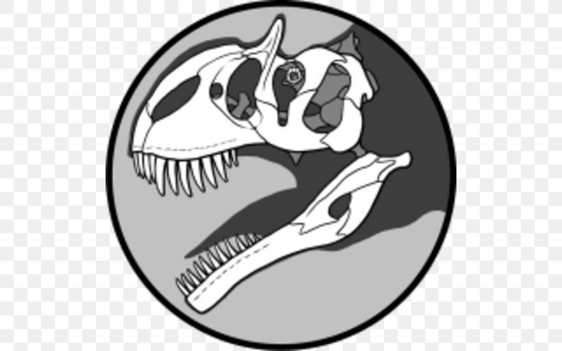 Dog Diabloceratops Object Lesson Paleoart, PNG, 512x512px, Dog, Art, Black, Black And White, Bone Download Free