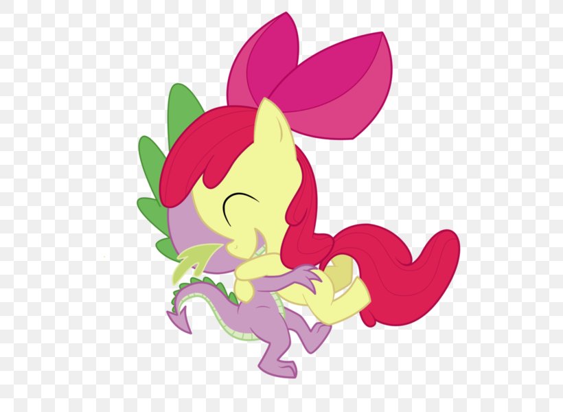 Spike Apple Bloom My Little Pony: Friendship Is Magic DeviantArt, PNG, 617x600px, Watercolor, Cartoon, Flower, Frame, Heart Download Free