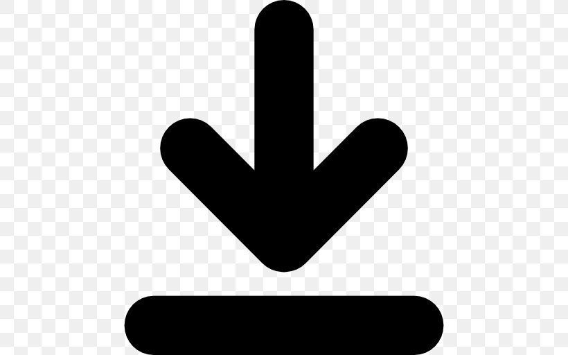 Arrow, PNG, 512x512px, Vecteur, Black And White, Button, Finger, Hand Download Free