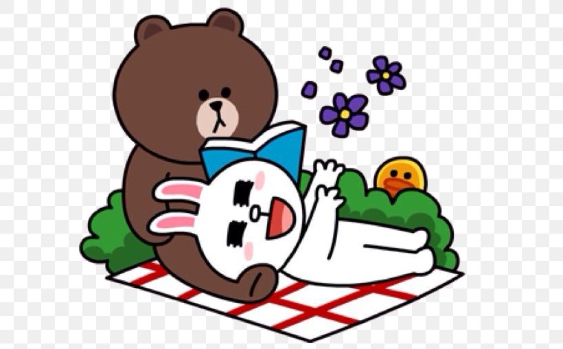 Brown Bear Sticker Clip Art, PNG, 640x508px, Watercolor, Cartoon, Flower, Frame, Heart Download Free