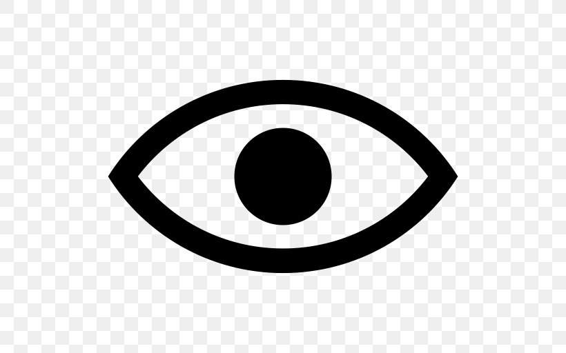 Eye Symbol Clip Art, PNG, 512x512px, Eye, Black, Black And White, Brand, Human Eye Download Free
