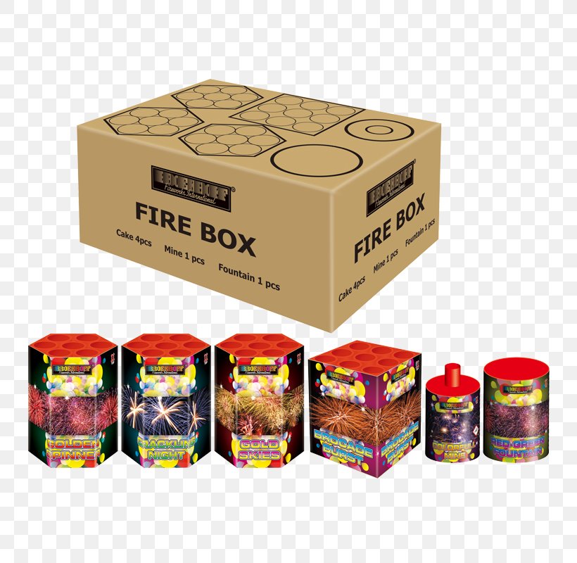 Fireworks Box Cake Skyrocket Knalvuurwerk, PNG, 800x800px, Fireworks, Box, Cake, Fire, Firecracker Download Free