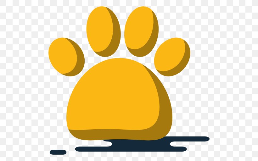 Yellow Paw Android, PNG, 512x512px, Android, Paw, Yellow Download Free