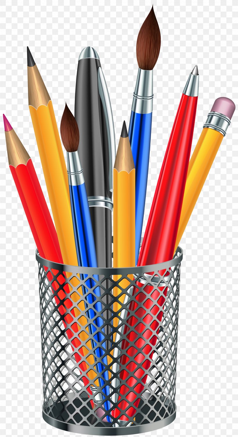 Pencil Brush Clip Art, PNG, 2199x4044px, Pen, Ball Pen, Eraser, Fountain Pen, Notebook Download Free