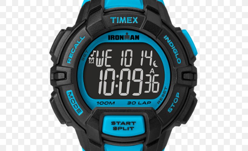 Timex Ironman Timex Group USA, Inc. Indiglo Watch Chronograph, PNG, 520x500px, Timex Ironman, Blue, Brand, Chronograph, Clothing Download Free