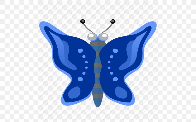 Butterfly Insect Drawing Cartoon, PNG, 512x512px, Butterfly, Blue, Cartoon, Cobalt Blue, Drawing Download Free