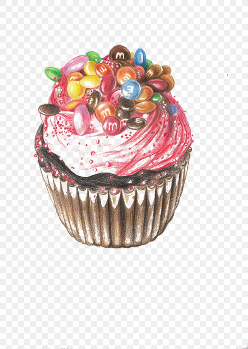 Cupcake Gelatin Dessert Birthday Cake, PNG, 999x1404px, Cupcake, Baking, Baking Cup, Birthday Cake, Buttercream Download Free
