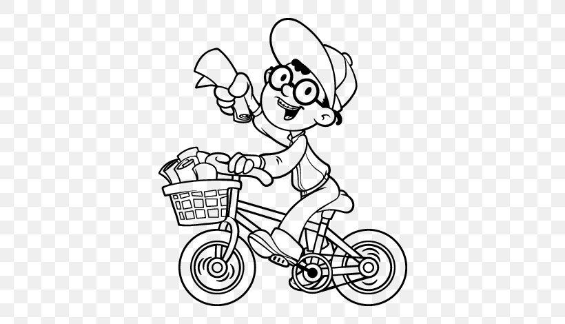 Paperboy Newspaper Drawing, PNG, 600x470px, Paper, Arm, Art, Artwork, Bicycle Download Free
