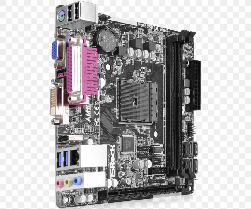 Graphics Cards & Video Adapters Computer Cases & Housings Socket AM1 Motherboard Computer Hardware, PNG, 1200x1000px, Graphics Cards Video Adapters, Asrock, Atx, Central Processing Unit, Computer Accessory Download Free