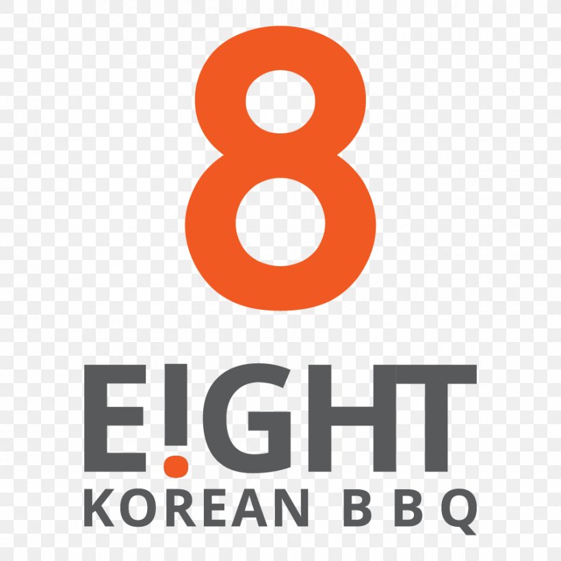 Eight Korean BBQ Logo Korean Cuisine Korean Barbecue, PNG, 900x900px, Logo, Area, Barbecue, Brand, Eight Download Free