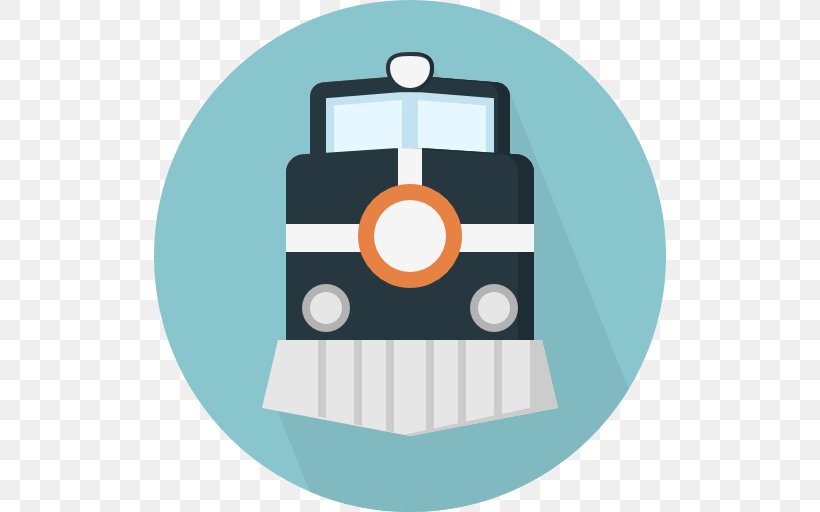Train Rail Transport Track Steam Locomotive, PNG, 512x512px, Train, Brand, Locomotive, Logo, Public Transport Download Free
