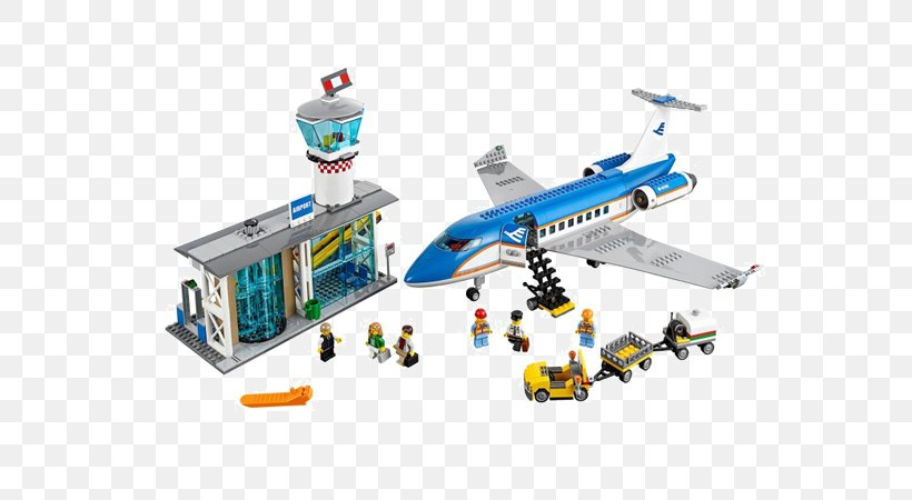 Airplane LEGO 60104 City Airport Passenger Terminal Lego City, PNG, 600x450px, Airplane, Aerospace Engineering, Aircraft, Airline, Airport Download Free